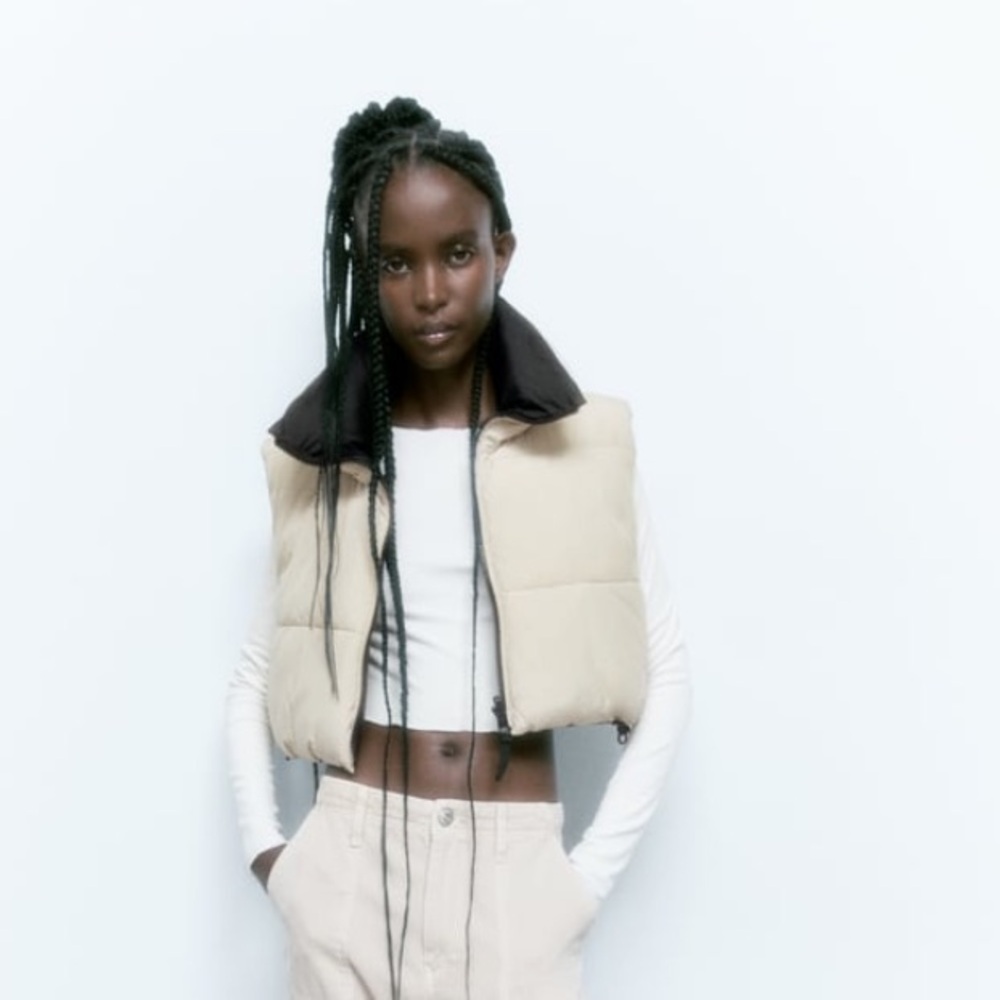 Zara Reversible Puffer Vest